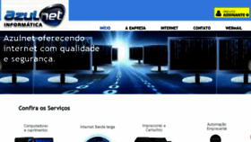 What Azulnet.com.br website looked like in 2017 (7 years ago)