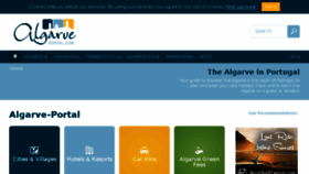 What Algarve-portal.com website looked like in 2017 (6 years ago)