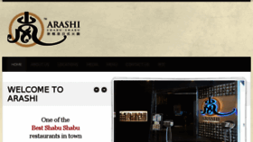 What Arashi.my website looked like in 2017 (7 years ago)