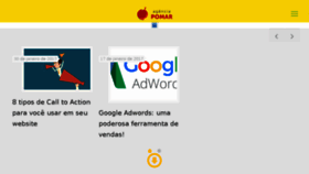 What Agenciapomar.com.br website looked like in 2017 (7 years ago)