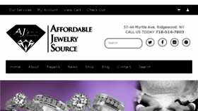 What Ajsjewelers.com website looked like in 2017 (7 years ago)