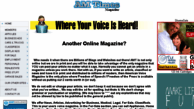 What Amtimes.com website looked like in 2017 (6 years ago)