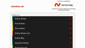 What Animefave.net website looked like in 2017 (6 years ago)