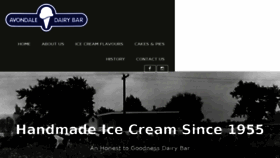 What Avondaledairybar.com website looked like in 2017 (6 years ago)