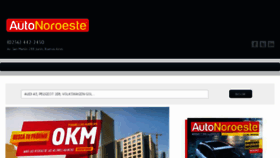What Autonoroeste.com website looked like in 2017 (6 years ago)