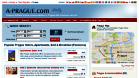 What A-prague.com website looked like in 2017 (6 years ago)