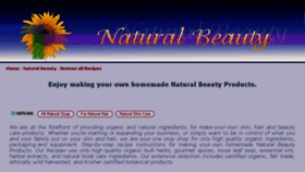What A1-natural-beauty.com website looked like in 2017 (8 years ago)