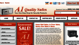 What A1qualitysafesonline.com website looked like in 2017 (6 years ago)