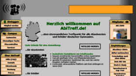 What Abitreff.de website looked like in 2017 (6 years ago)