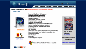 What Acesoft.net website looked like in 2017 (6 years ago)