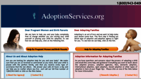 What Adoptionservices.org website looked like in 2017 (6 years ago)