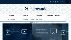 What Adorando.com.br website looked like in 2017 (6 years ago)