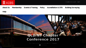 What Aibs.com.au website looked like in 2017 (9 years ago)