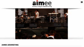 What Aimee.ro website looked like in 2017 (7 years ago)