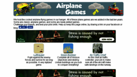 What Airplanegames.org website looked like in 2017 (6 years ago)