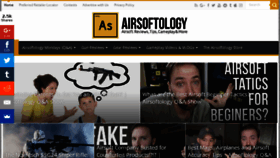 What Airsoftology.com website looked like in 2017 (6 years ago)