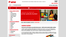 What Airtelwebsitebuilder.com website looked like in 2017 (6 years ago)