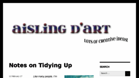 What Aisling.net website looked like in 2017 (6 years ago)