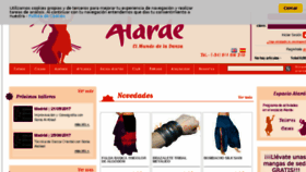 What Alarde.com website looked like in 2017 (7 years ago)