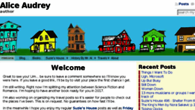 What Aliceaudrey.com website looked like in 2017 (6 years ago)