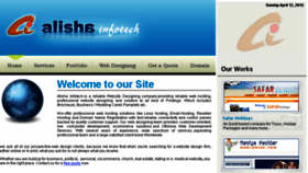 What Alishainfotech.com website looked like in 2017 (6 years ago)