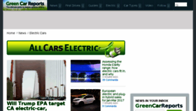 What Allcarselectric.com website looked like in 2017 (6 years ago)