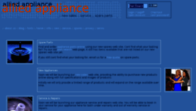 What Alliedappliance.com.au website looked like in 2017 (6 years ago)