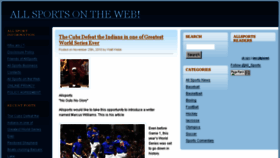 What Allsportsontheweb.com website looked like in 2017 (6 years ago)