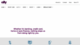 What Allybank.com website looked like in 2017 (6 years ago)