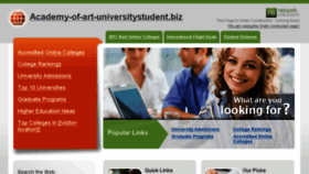What Academy-of-art-universitystudent.biz website looked like in 2017 (6 years ago)