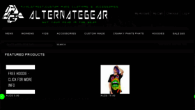What Alternategear.com.au website looked like in 2017 (6 years ago)