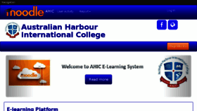 What Ahi-elearning.mywisenet.com.au website looked like in 2017 (6 years ago)