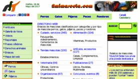 What Amimascota.com website looked like in 2017 (6 years ago)
