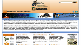 What Ableize.com website looked like in 2017 (6 years ago)