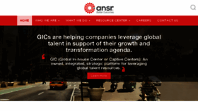 What Ansr.com website looked like in 2017 (7 years ago)