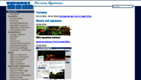 What Aquamax.de website looked like in 2017 (6 years ago)