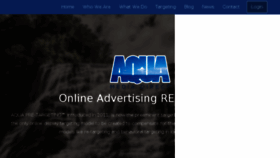 What Aquamediadirect.com website looked like in 2017 (6 years ago)