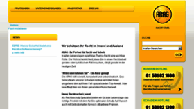 What Arag.at website looked like in 2017 (6 years ago)