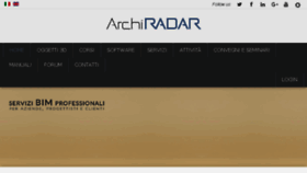 What Archiradar.com website looked like in 2017 (6 years ago)