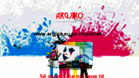 What Argjiro.eu website looked like in 2017 (6 years ago)