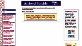 What Assistedsuicide.org website looked like in 2017 (6 years ago)