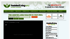 What Assistedlivinginfo.com website looked like in 2017 (6 years ago)