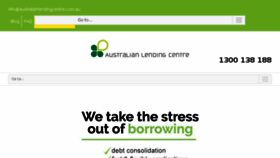 What Australianlendingcentre.com.au website looked like in 2017 (6 years ago)