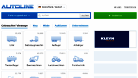 What Autoline-eu.de website looked like in 2017 (6 years ago)