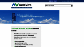 What Autoviva.ro website looked like in 2017 (6 years ago)