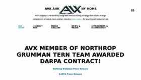 What Avxaircraft.com website looked like in 2017 (7 years ago)