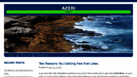 What Azeri.ws website looked like in 2017 (6 years ago)