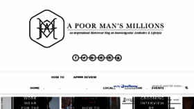 What Apoormansmillions.com website looked like in 2017 (6 years ago)