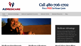 What Azmedicare.info website looked like in 2017 (6 years ago)