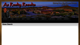 What Azrealtyresults.com website looked like in 2017 (6 years ago)